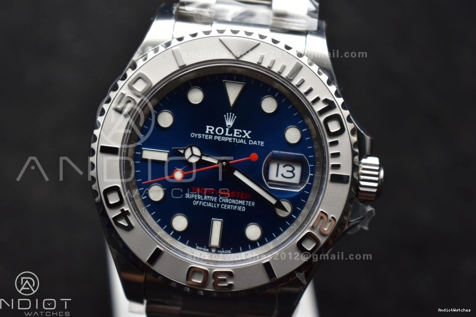 HighPerformance 904L on Bracelet Blue SS 1204 1:1 Clean Edition Yacht-Master 126622 VR Best Dial Steel 0314